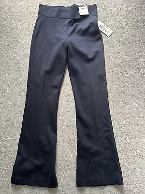 Ladies Women’s Marks And Spencer High Rise Slim Flare Trousers Size 8 Short • £10