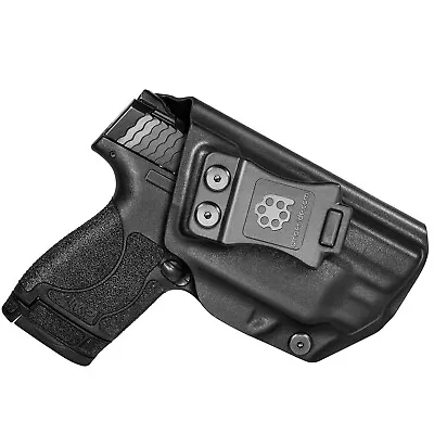 Amberide IWB/OWB KYDEX Holster Fit:S&W M&P Shield9mm/.40with Integrated CT Laser • $24.99