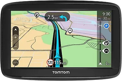 TomTom Car Sat Nav Start 52 Lite 5 Inch With EU Maps Integrated Reversible • £109.99