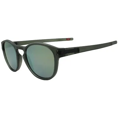 $149.95 • Buy Oakley OO 9265-05 Latch Matte Olive Ink Emerald Iridium Lens Mens Sunglasses