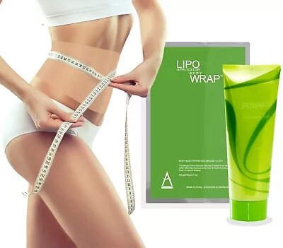 BODY WRAP LIPO APPLICATOR It Works For Slimming & Firming 4 WRAPS + DEFINING GEL • $63.97