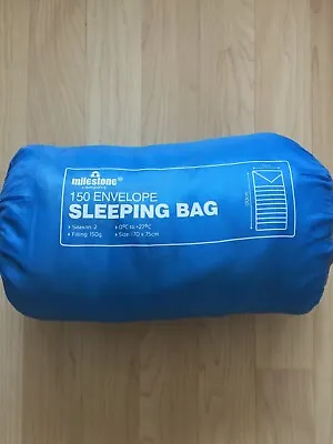 £12 • Buy Milestone 150 Envelope Sleeping Bag