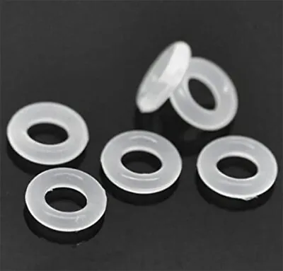 £1.95 • Buy Spare O-rings Clear Silicone Body Jewellery Ring Fasteners - Pairs 1.6mm - 12mm