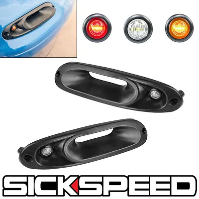 Turn Signal Intake For 1990-1998 Mazda Miata Round Side Marker Led Light Lens  • $11.88