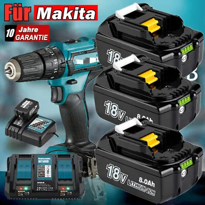 £14.59 • Buy 1X2X For Makita BL1860 18Volt Battery BL1850 LXT Li-ion 6.0Ah Battery BL1830 AS