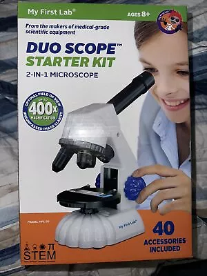 Microscope First Lab DUO Scope Starter Kit 2-in-1  W/ Accessories - MFL-20 NEW • $22.99