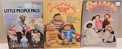 3 UNCUT Cabbage Patch Doll  Books Xavier Roberts Little People Pals &  Dollbaby • $17.95