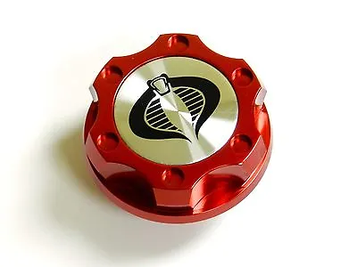 Ford Mustang Cobra Billet Red Engine Oil Cap • $22.95