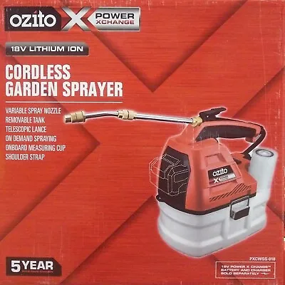 Ozito 18V Power X Change Cordless Electric 3.5L Weed Garden Pest Control Sprayer • $139