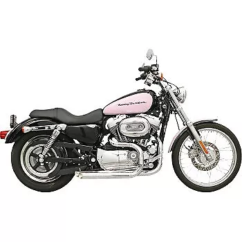 Bassani Chrome Pro-Street Exhaust System For 86-03 Sportster W/ Forward Controls • $594.95