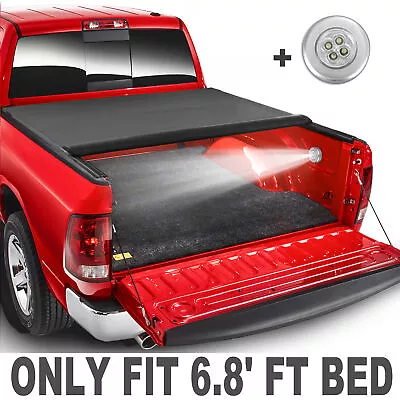 Truck Tonneau Cover For 2017-2019 Ford F250 F350 Super Duty 6.8FT Bed Roll Up • $150.95