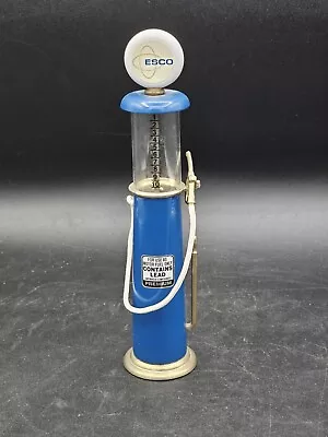 Esco Blue Visible Gas Pump Vintage Miniature Made In The USA  • $18.17