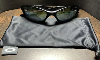 Oakley 2.0 Minute Matte Black #42-313 Emerald Iridium Lens.Very Rare.Vintage. • $215