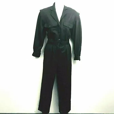 $265.25 • Buy Vintage 80's ESCADA Jumpsuit Wool Cashmere 38 EU Woman Pantsuit Tuxedo Pant