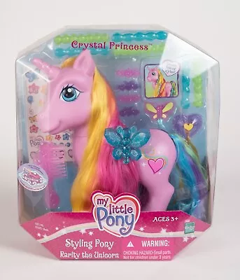 NIB My Little Pony G3 Styling Rarity The Unicorn RARE Blue Butterfly Accessory • $75