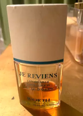 Vintage Je Reviens Worth Eau De Toilette Natural Spray 80 % 1 Oz READ • $9.45