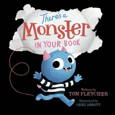 There's A Monster In Your Book: A Funny Mon- 9780525645788 Board Book Fletcher • $3.94