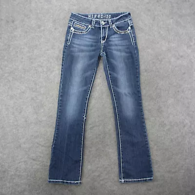 Miss Chic Jeans Women's 4/5 Blue Medium Wash Boot Cut Jeans • $19.95