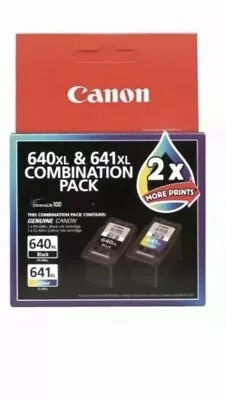 Canon PG-640XL CL641XL Combination Pack Genuine Ink Cartridge • $55