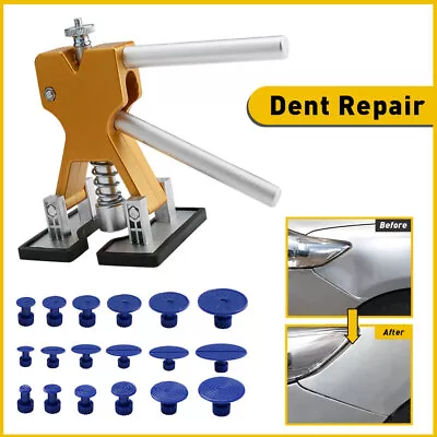 18pcs Car Repair Dent Paintless Dint Hail Damage Tool Remover Puller Lifter Kit • $14.99