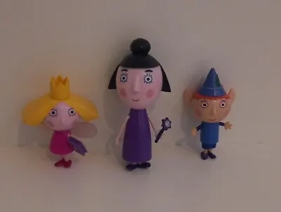 Ben & Hollys Little Kingdom Figure Bundle X 3 Figures Nanny Plum Holly Ben Elf • £7
