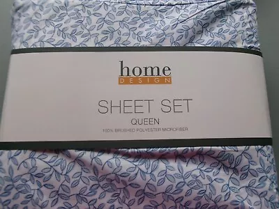 New Queen Sheets Set *** Blue Vines • £40.77