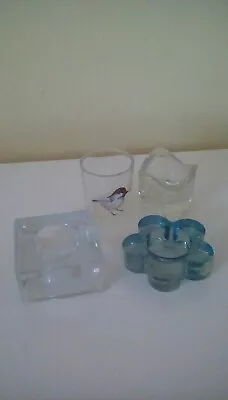 Price's Glass Tea Light Holder Ikea 4 Holders Bundle • £4.50