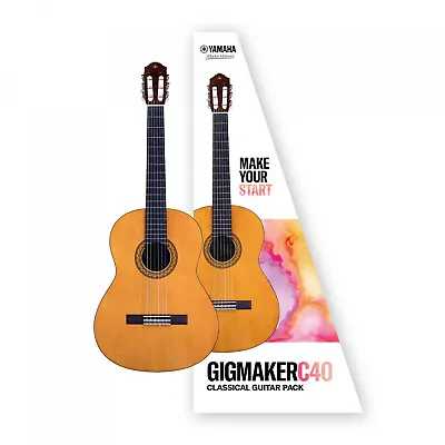 Yamaha Gigmaker C40 Classical Guitar Pack • $269
