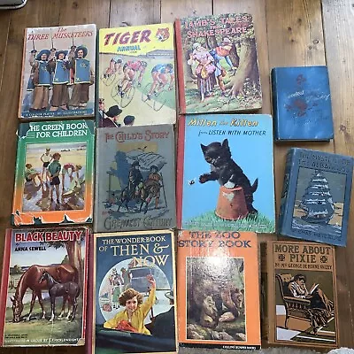 £12.99 • Buy Good Collection Of 12 Vintage/antique Childrens Books