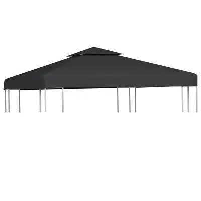 Square Gazebo Top Replacement Canopy 3x3m Sunshade 2 Tier Outdoor Roof Cover • $95.78