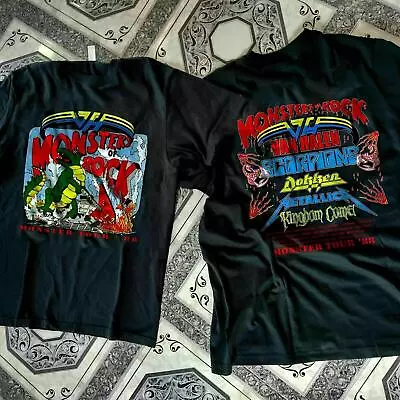 Rare 1988 Monsters Of Rock Tour Concert Shirt Size S-3XL • $25.99