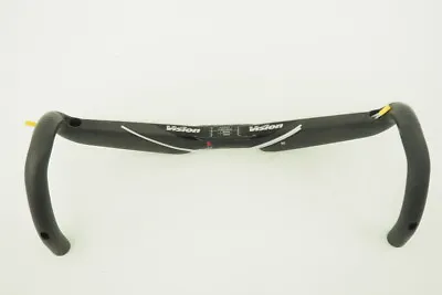 New Take Off Vision Trimax Compact Carbon Aero Drop Handlebar Black 420mm 31.8mm • $199.99