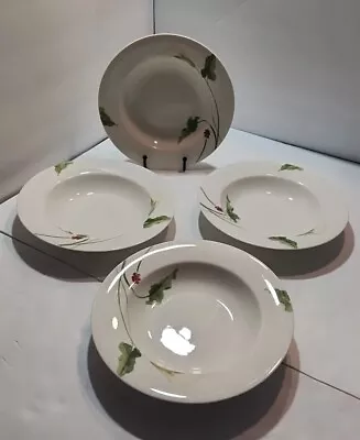 Vtg Mikasa Classic White Calla Lily Soup/Cereal Bowl Set Of 4 • $23.98