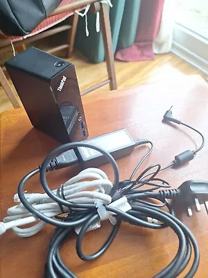 £16 • Buy Lenovo ThinkPad Display DVI USB  Docking Station DL3700-ESS PSU