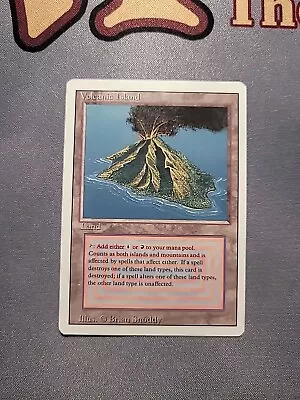 MTG Revised Edition VOLCANIC ISLAND Dual Land LP/NM Magic The Gathering  • $440