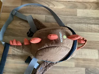 LittleLife Dinosaur Toddler Rucksack Backpack With Child Safety Rein • £5.99