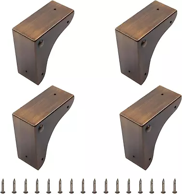 4Pcs Zinc Alloy Vintage Box Corner Protector Decorative Metal Edge Safety Guard  • $18.88