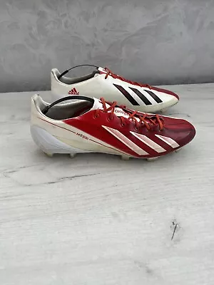 Adidas F50 Adizero Messi Red White Football Soccer Cleats Professional US10  • $169