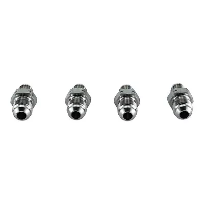 4PCs -3 AN Male To M12X1.0 Metric Stainless Steel Brake Fittings Adapter US • $8.99