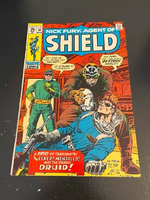 Nick Fury Agent Of SHIELD #18 March 1971 Bronze Age Marvel Comics Box1 • $24.63