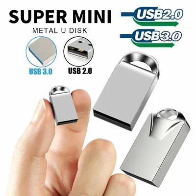 USB 2.0 3.0 Mini Metal Memory Stick 64GB 32GB 16G 8G Flash Drive U Disk Pendrive • $4.39