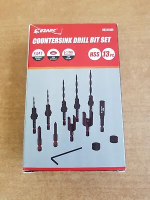 EZARC Countersink Drill Bit Set 13 PCS Tapered Drill Bits Counter Sinker Set... • £21.99