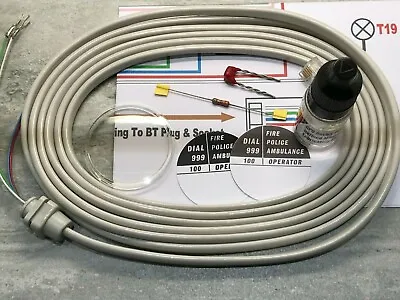 Gpo 706 & 746 Series Telephone Conversion Kit & 2.8m Light Grey Line Cable • £9.95