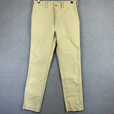 R.M. Williams Slim Leg Moleskin Pants/Trouser Mens W33xL32 (32x32) Beige TT264 • $29.33