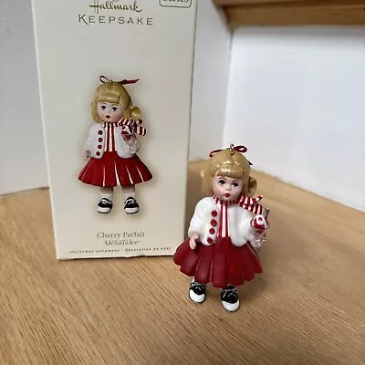 Boxed Hallmark Christmas Tree Ornament Madame Alexander Cherry Parfait 2007 • $14