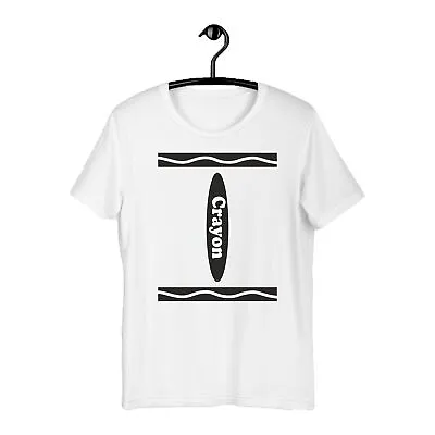 Crayon T Shirt Science Day Costume Book Day Fancy Dress Men Women Kids Top • £9.99