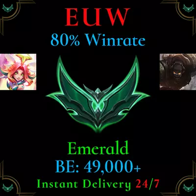 EUW Emerald LoL Acc League Of Legends Account ADC Vayne Main Star Guardian Neeko • £51.96