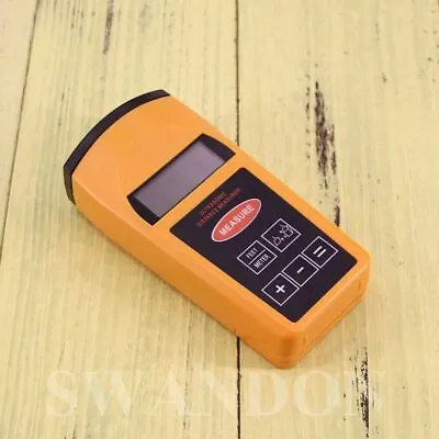 £15.99 • Buy Ultrasonic LCD Sonic Distance Tape Measurer Meter Pointer Measure Range Finder