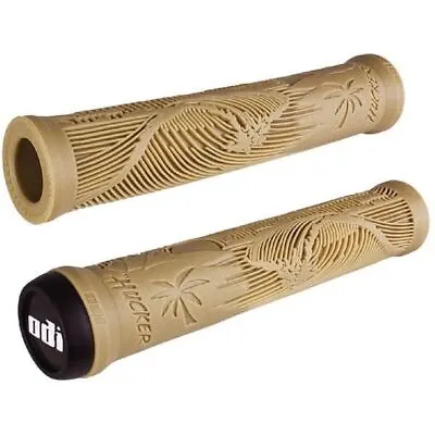 ODI Hucker BMX Grips NO Flange 160mm - Tan • £13.99