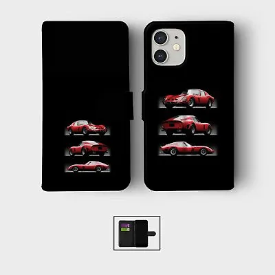 Case For Iphone 15 14 13 12 11 Se Wallet Flip Phone Cover Sports Classic Cars • £8.99